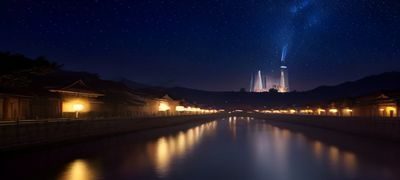 韩国首尔街头霓虹灯夜景，年轻人手持荧光棒聚集，展现韩流粉丝文化活跃氛围，与SM Entertainment艺人粉丝群体相关